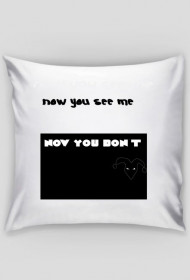 Poszewka na poduszkę Now you see me, now you don't