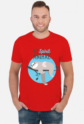 Koszulka z leniwcem My spirit animal