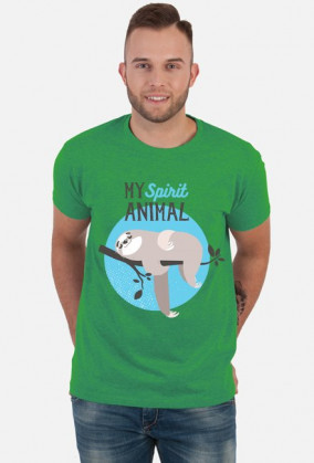 Koszulka z leniwcem My spirit animal