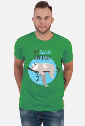 Koszulka z leniwcem My spirit animal