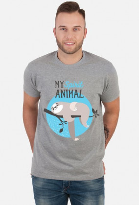 Koszulka z leniwcem My spirit animal