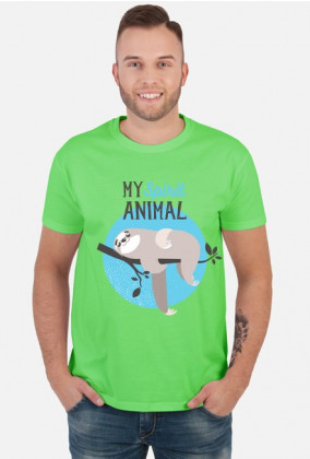 Koszulka z leniwcem My spirit animal