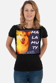 Love Malamutka - Malamuty Kocham (koszulka t-shirt damska)