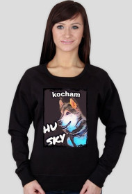 Love Malamutka - Kocham Husky (bluza damska)