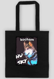 Love Malamutka - Kocham Husky (torba na zakupy ekologiczna)