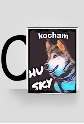 Love Malamutka - Kocham Husky (kubek)