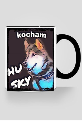 Love Malamutka - Kocham Husky (kubek)