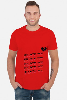 t-shirt logo fuck you love you