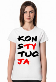 DAMSKA KOSZULKA BIAŁA JEDNOSTRONNA