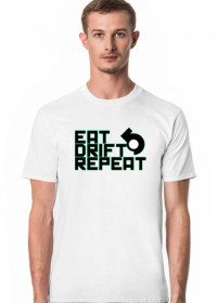 EAT-DRIFT-REPEAT koszulka męska