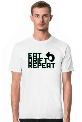 EAT-DRIFT-REPEAT koszulka męska