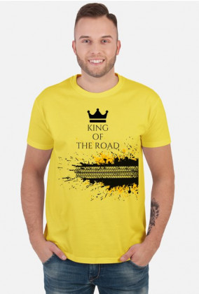 t-shirt męski - king of the road