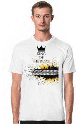t-shirt męski - king of the road