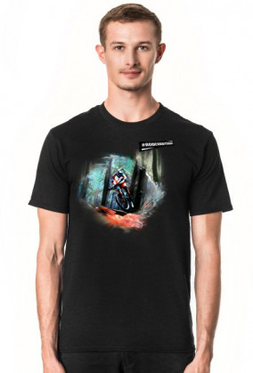 Koszulka Rowerzysty "MTB Biker Art 271018" Kolory Ciemne