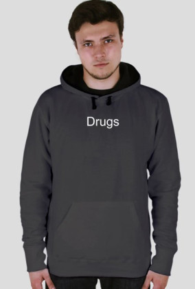 Three Dots Drugs Hoodie Black