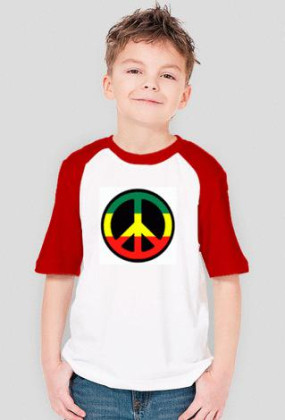 koszulka dziecięca , peace , pokój , reggae