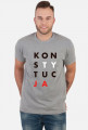 Konstytucja koszulka szara t-shirt