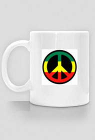 kubek reggae , peace , pokój