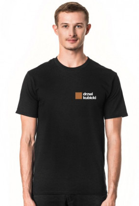 T-shirt z logo po obu stronach