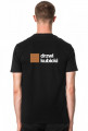 T-shirt z logo po obu stronach