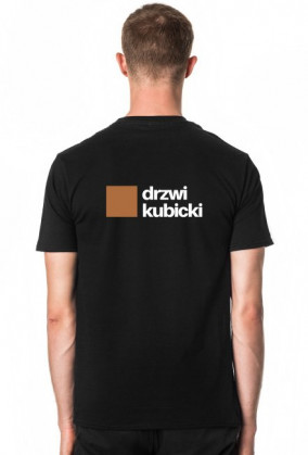 T-shirt z logo po obu stronach