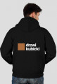 Bluza rozpinana z kapturem z logo po obu stronach