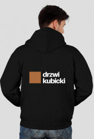 Bluza rozpinana z kapturem z logo po obu stronach