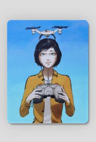 Drone girl - podkładka pod myszkę