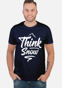 Think snow koszulka męska (różne kolory!)