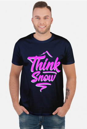 Think snow koszulka męska (różne kolory!)