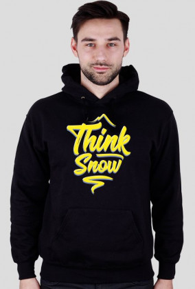 Think snow bluza męska z kapturem (różne kolory!)