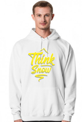 Think snow bluza męska z kapturem (różne kolory!)