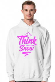 Think snow bluza męska z kapturem (różne kolory!)