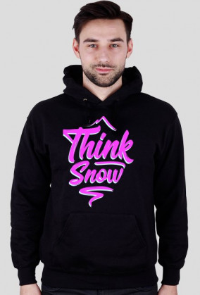 Think snow bluza męska z kapturem (różne kolory!)