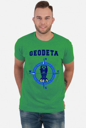 Koszulka GEODETA - koszulki z nazwami zawodu - koszulka dla geodety