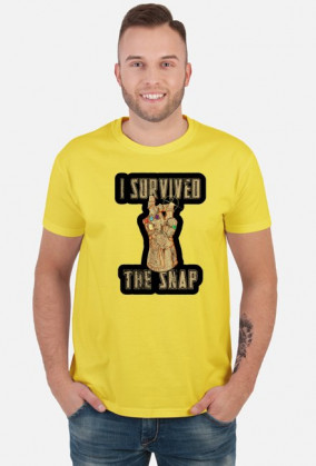 T-shirt "I survived the sna"