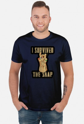 T-shirt "I survived the sna"