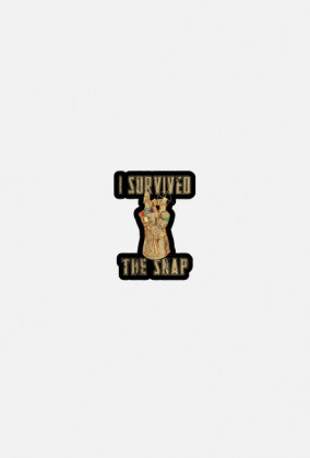 Damski T-shirt "I survived the snap