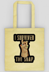 Torba "I survived the snap"
