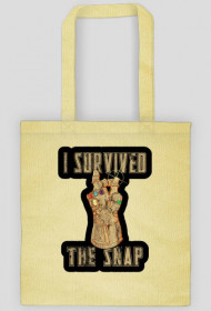 Torba "I survived the snap"
