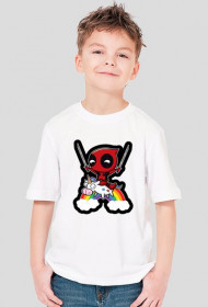 Dziecięcy T-shirt "Riding a Unicorn"