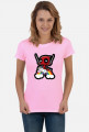 Damski T-shirt "Riding a Unicorn"