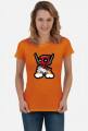Damski T-shirt "Riding a Unicorn"
