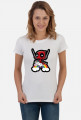 Damski T-shirt "Riding a Unicorn"
