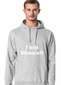 koszulka i love minecraft