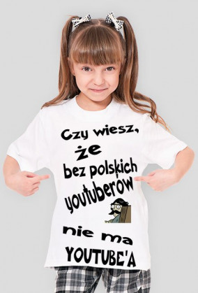 Koszula dziewczęca polski YouTube !!!