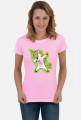 Damski T-shirt "Dabbing Unicorn"