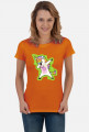 Damski T-shirt "Dabbing Unicorn"