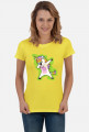 Damski T-shirt "Dabbing Unicorn"