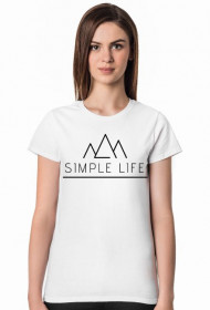 Koszulka Damska Simple Life